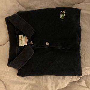 LACOSTE Navy Men’s Polo Size 5(Medium)